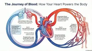 Heart:- anatomy and physiology, blood circulation easy explanation 🧩 #norcet #nursing #aiims #cho