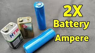How To Increase Battery Ampere - Double Your Battery Ampere Using Parallel Connection