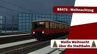 S-Bahn Berlin - Weiße Weihnacht auf der Stadtbahn - BR476 durch Berlin am Nikolaustag