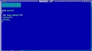 Converting days into month [ C Program ] [ Tutorial 2- Homework ] [ BY DEEP MODI ]