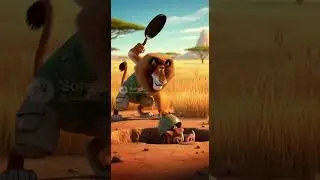 Forky's Last Attempt Before the Lion Won 🦁 #shorts #comedy #hilarious
