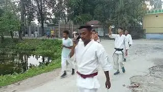 Azad Hind Yoga karate Training || Morning Run Time || #karatetraining #karate #running 