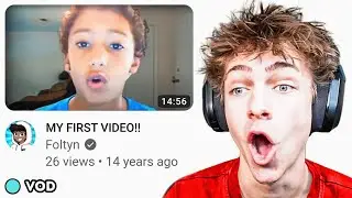 reacting to his FIRST video 💀 (VOD)