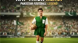 Hat Trick Hero! Pakistan football legend ⚽