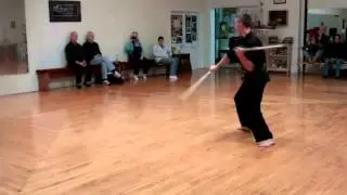 Modern Arnis single and double stick twirling with Jack Fox