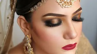 Barat Makeup tutorial | Halo Eyes | Farah’s beauty salon