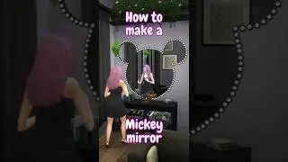 How to make a Mickey mirror || #sims4 #thesims4 #tutorial #sims4ideas  #mickeymouse #decoration