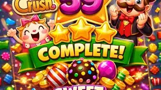 Candy Crush Level 59 Complete | Sweet Success 🍬#CandyCrush #Level59 #CandyCrushSaga #Level59Complete