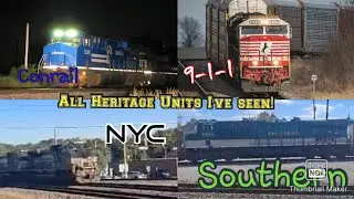 All Heritage Units I've seen Compilation! (Marathon)