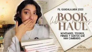 Todo lo que me traje de la FIL GDL 2025 | Andrea Moreno