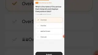 What is the name of the service that interprets and displays Overprotocol data? #ovetwalletquiz