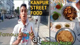 FAMOUS FOOD AT SWAROOP NAGAR || KANPUR STREET FOOD