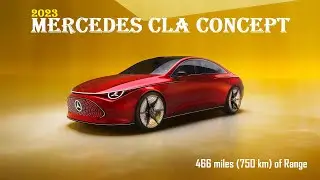 2023 Mercedes-Benz CLA-Class Concept ⚡ Electric Hypermiler with 466 miles (750 km) of range