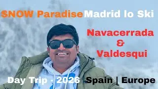 Madrid Daggaralo Hidden Snow Paradise! Navacerrada & Valdesqu&iacute; Trip | Spain, Europe