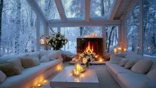 🔥❄️ Radio of Soothing Piano & Fire Crackling Sounds for Calm Focus, Healing, and Winter Ambience!!.