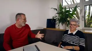 Rudolf Raymann im Gespr&auml;ch mit Maria Faber-K&ouml;chl