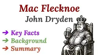 Mac Flecknoe by John Dryden summary in English/Hindi/ Mac Flecknoe explanation