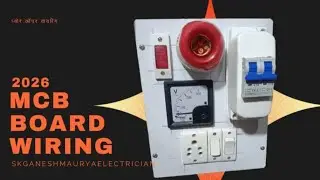 how to make mcb connection mcb switch socket copper wiring board information
