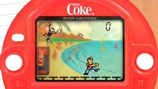 LCD HANDHELD GAME Bandai Catch a Coke (1983)