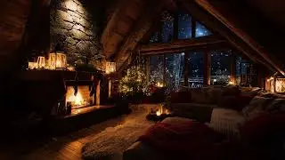 This Winter Night Feels Warmer 2025 ❄️🕯️ | Piano & Fireplace Ambience