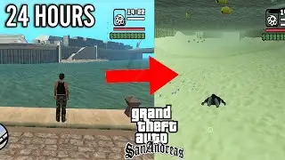 CJ challange !! Spend 24 Hours In Water In GTA Sanderas Game