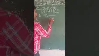 Differentiation Short Cut for Ecet 2023 ||Trick-17