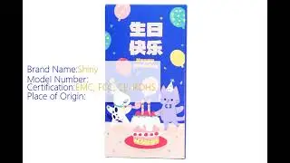 3D Pop Up Greeting Card Custom Corporate Gifts