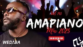AMAPIANO MIX 2025 VOL193 | DJ WEBABA