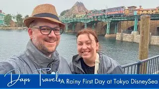 A Rainy First Day at Tokyo DisneySea | Japan 2025 | Daps Travels | Mr. Daps Vlog 4K