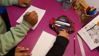 Drawing with my friend part 1
