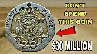 Most Valuable UK 20 Pence Elizabeth II Coins (1982, 1987 & 1988) &ndash; Hidden Collector Treasures