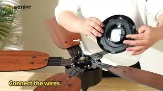 How to Install Ensenior 52 Inch Downrod Mount Ceiling Fan