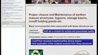 Topic Overview: Proper Closure of Earthen Manure Storages