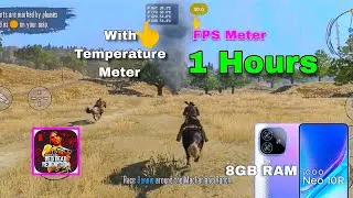 I play 1 hour Red dead redemption with Temperature Meter and FPS metter in iqoo Neo 10r 😍