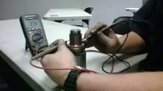Starter armature test.