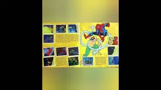 my vintage Panini spider man animated series stickers album