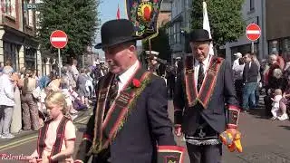 Newtownbutler Border Defenders (No.1) @ Co. Antrim Black Saturday Parade ~ Ballymena ~ 31/08/24 (4K)