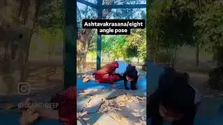 Ashtavakrasana/eight angle pose #yogaskills #ashtavakra #shorts #viral #2026viralvideo