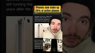 iPhones now make up 25% of active phones!?