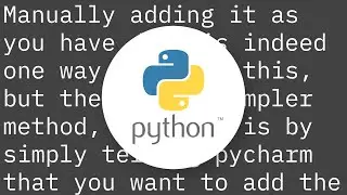 Unresolved reference issue in PyCharm