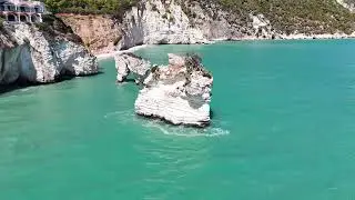Aerial Blue Sea (Puglia) - 4K DJI mini 4 pro