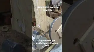 Band Saw Build Update: It's Alive! Motor Powered On | Woodworking DIY #woodworkingcommunity #bandsaw