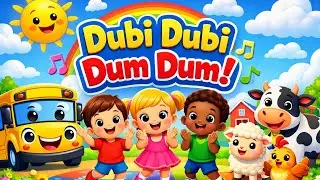 Dubi Dubi Dum Dum & More Kids Rhymes | Wheels on the Bus, Old Song