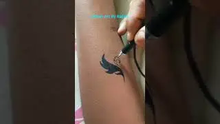 How to make tribal leaf tattoo