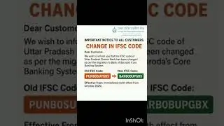 Gramin Bank New IFSC CODE/ Prathama UP GRAMIN BANK/ old Sarva UP Gramin Bank/ BARB0BUPGBX