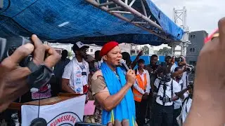 MATINEE POLITIQUE DE LA JEUNESSE DE L'UNION SACREE AVEC GECKO BEYA CANDIDAT  APUPOLI AUGUSTIN KABUYA