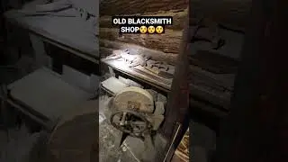 OLD BLACKSMITH SHOP😲😲😲😲 #shorts #history #museum #blacksmith #buffalo #vintage