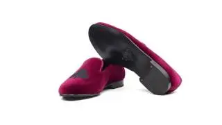 Velvet slippers