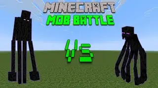 Endersent(Minecraft Dungeons) Vs Mutant Enderman(Mutant Creatures) - Minecraft Mob Battle