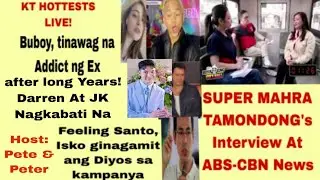 BUBOY VILLAR ADIK RAW SABI NG EX/DARREN AT JK PEACE NA/ANG TAPATAN NINA SUPER MAHRA TAMONDONG AT SV